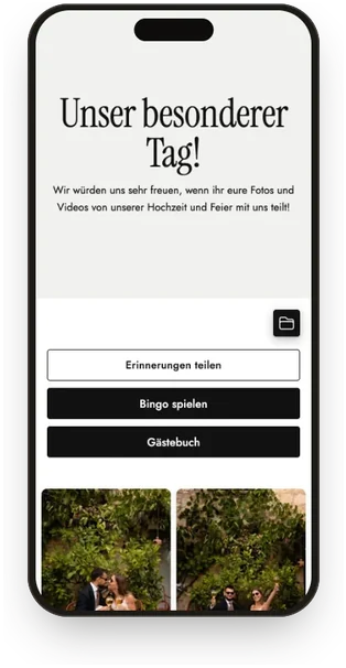 Gästegalerie im Design „Weiß & Graphit“